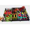 Hot Commercial Large Indoor Trampoline Park for Children Featuring Foam Pit And FRP Scream Large Slide Excellent Value Fun!
