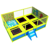 Professional Trampoline Park Playground Children Square Outdoor Kids Trampoline on Sale