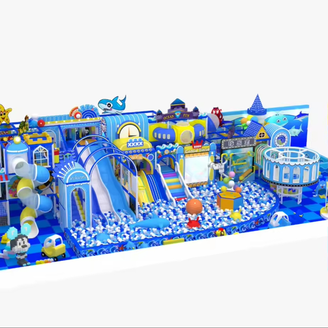 Customizable Mini Indoor Playground for Children Newly Designed with Free Interior Design Custom Playground Equipment