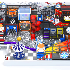 Children's Indoor Playground Equipment Soft Play Center with Slide and Ball Pool Fun Indoor Play Facilities