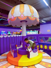 Modern Colorful Indoor Castle Runway Playground Equipment with Cool Glow Kids Have Fun on Soft Themed Track Amusement Rides