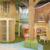 Nature Themed Children Indoor Cafe Playground With Soft Sensation Area Kids Role Play Town Equipment Custom for Sale