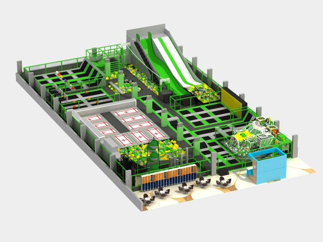 Customized Design Shopping Mall Indoor Trampoline Park And Adventure Park for Kids And Adults