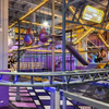 1020 Sqm Commercial Adventure Park Customized Rope Course Kids Indoor Playground Equipment Trampoline Park Climbing Facility