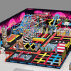 Children Amusement Play Sport Theme Indoor Soft Playground with Slides and Trampoline Play Equipment for Kids Club Play Center