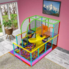 Colorful Mini Indoor Playground for Kids Soft Play Set with Slide And Ball Pit for Home School