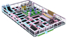 Hot New Indoor Adventure Challenge Trampoline Park Featuring Jumping Trampoline And Super Mario Foam Pit Design