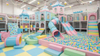 Sweet Color Themed Naughty Castle Kids Sports Playground Indoor Play Center Small Indoor Playground with Slide Ball Pit Balls