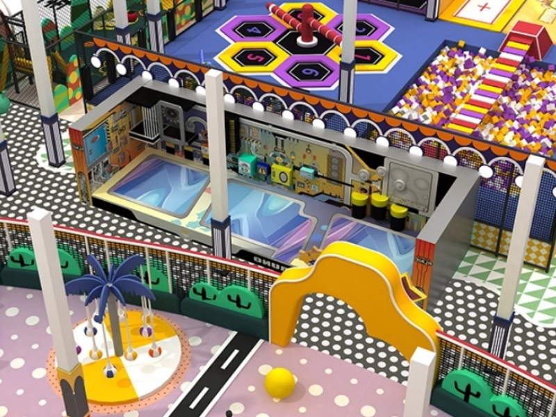Immersive Children's Park: Combination of Indoor Playground And Ninja Warrior