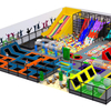 Children's Play Area, Large Commercial Trampoline Park, Large Indoor Trampoline with Thrilling Slides