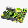 Super Large Quality Commercial Indoor/Outdoor Children's Trampoline Park Safe Trampoline with Foam Pit Slide Climbing