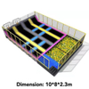 Professional Trampoline Park Playground Children Square Outdoor Kids Trampoline on Sale