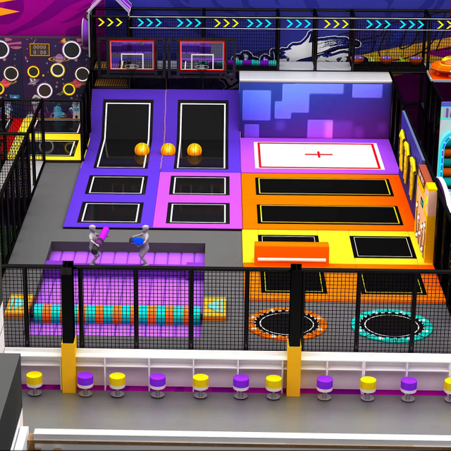 Indoor Soft Playground Trampoline Park Equipment for Kids Amusement Park Slides Soft Fun Facilities for Indoor Play Center
