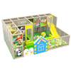 Mini Indoor Playground Baby Soft Play Equipment With Plastic Slide And Ball Pool Trampoline for Restaurant And School