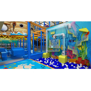 Ocean-Themed Commercial Soft PVC Eco-friendly Playground Custom Large-Scale Indoor Play Facilities Climbing Role-Playing