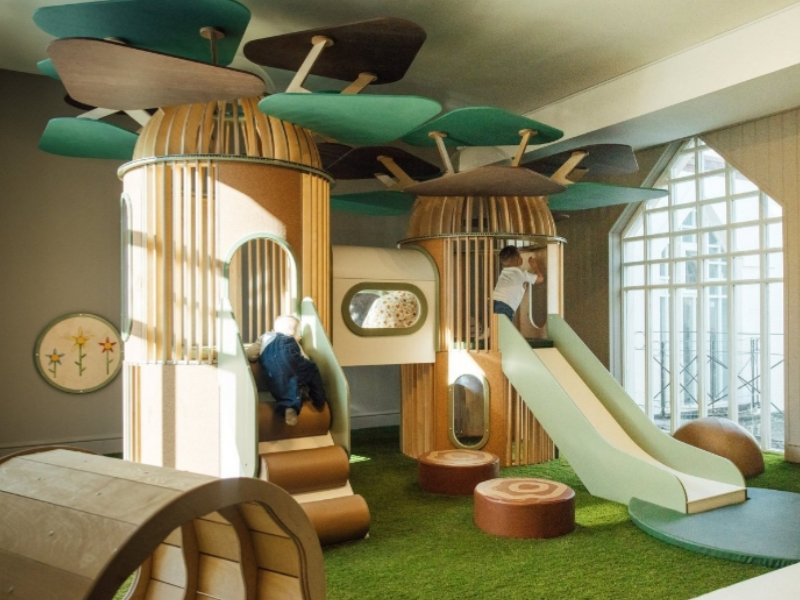 Children's Playground Zoning Design: Combining Different Projects by Age Group