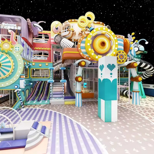 Customized Theme Series Indoor Playground Equipment for Kids Soft Games Amusement Parks with Ball Pool Slides