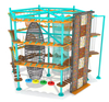 Custom Jungle Gym Kids Adult Play Area Playground Indoor Rope Warrior Obstacle Course Inside Equipment With Climbing Wall