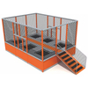 High Quality Indoor Children's Sports Trampoline Park Large-Scale Amusement Equipment Made of Durable Plastic Safe for Kids
