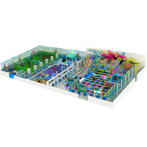 Indoor/Outdoor Kids Playground Adventure Park Trampoline Park for Entertainment And Play