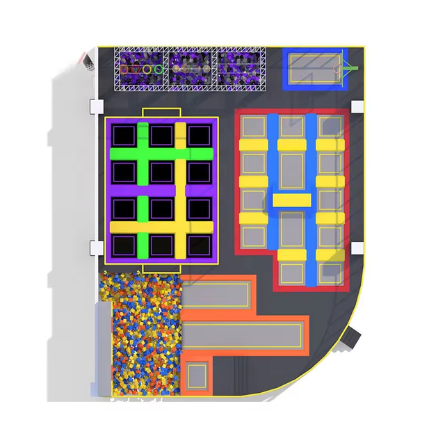 Professional Commercial Children Adults Jumping Big Square Rectangle Trampolines