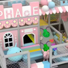 Small Indoor Playground Set with Free Custom Design Kids Slide Play House for Sale