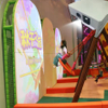 Interactive Projection Swing Game for Kids Indoor Playground - Motion Sensing Fun with Light & Sound Effects