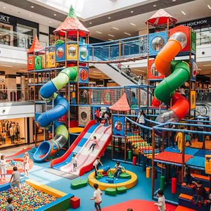 Factory Price Indoor Playground for Shopping Mall, Custom Kids Play Center, Commercial Play Equipment