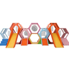 Customize Soft Package Coloful Honeycomb Slides Indoor Kids Soft Play Climber Sets Sense System Training Equipment for Home