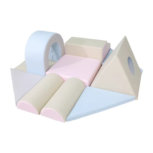 New 10 Pieces Multiple Shapes Indoor Soft Play Blocks Toys Area Equipment Set for Toddlers