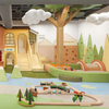 Nature Themed Children Indoor Cafe Playground With Soft Sensation Area Kids Role Play Town Equipment Custom for Sale
