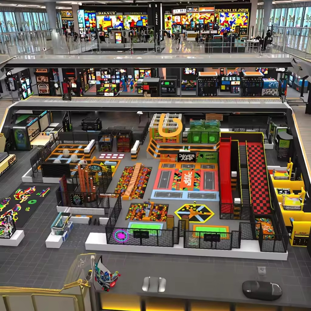 Commercial Indoor Adventure Trampoline Park Fun Playground for All Ages