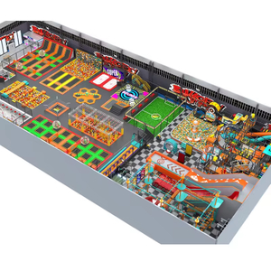 Factory Direct Commercial Adventure Play Park Land Custom Kids Fun Indoor Playground Equipment With Trampoline Park Climbing
