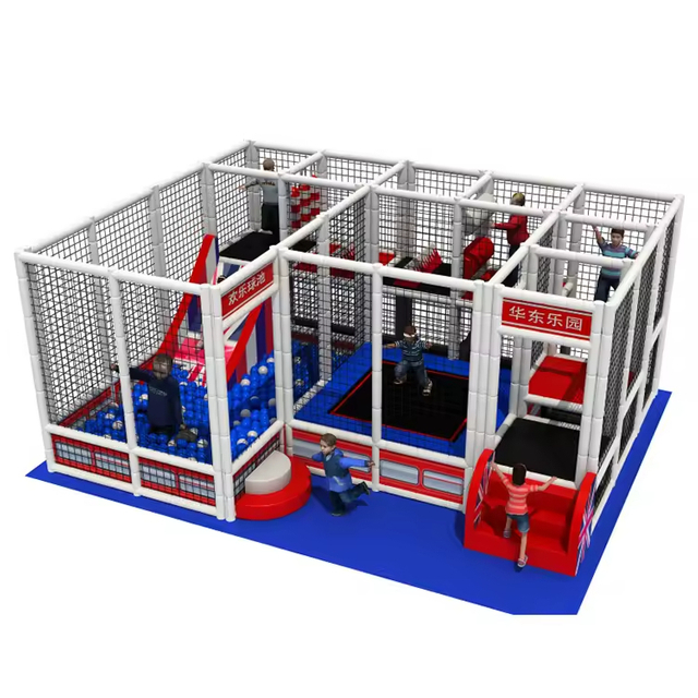 Kids Indoor Playground Equipment Structure Commercial Trampoline Indoor Amusement Park