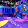Super Runio Indoor Playground Adventure Park Wall Game Ball Pit with Slide Rock Climbing & Trampoline Park Climbing Wall