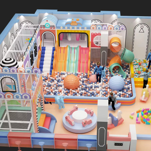 Factory High Quality Customized Children's Indoor Playground Rectangular Soft Play Slide Amusement Park High-Capacity