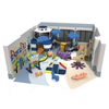 Custom Family Entertainment Center Indoor Soft Playground with Slides Play Equipments for Kids Club Play Cafe