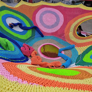 High Quality Custom Commercial Kids Climbing Safety Rainbow Net for Indoor Playground