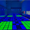 30x30cm Pixel Grid Active Interactive Dance Game Led Floor for Shopping Mall Team Building Escape Room with Metal Construction