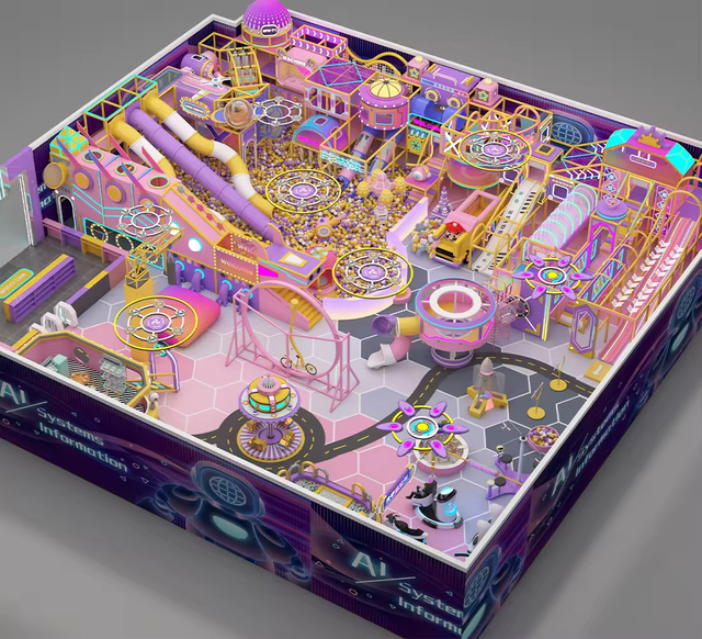 ODM commercial indoor playground manufactuere