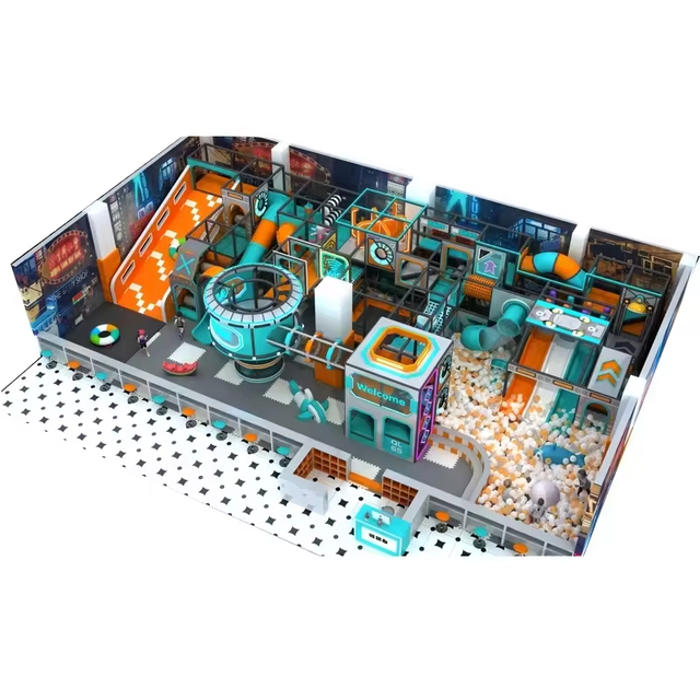 Magical Space Theme Indoor Park Soft Play Center Customized Soft Play Equipment Entertainment Kids City Game