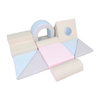 New 10 Pieces Multiple Shapes Indoor Soft Play Blocks Toys Area Equipment Set for Toddlers