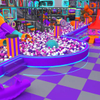 Customized Super-Large Indoor Trampoline Park for Adults Children Equipped Transparent Elastic Balls Devil Slides Electronics