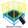 Professional Trampoline Park Playground Children Square Outdoor Kids Trampoline on Sale