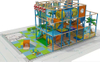 Small Kindergarten Play Ground Safely Entertainment Park Kids Plastic Slides Set Playground Indoor With Ball Pool
