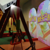 Interactive Projection Swing Game for Kids Indoor Playground - Motion Sensing Fun with Light & Sound Effects
