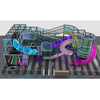 Kids Soft Play Equipment Commercial Indoor Playground Giant Slides Climbing Features Eco-friendly Customizable Size for Sale