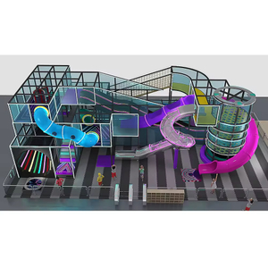 Kids Soft Play Equipment Commercial Indoor Playground Giant Slides Climbing Features Eco-friendly Customizable Size for Sale