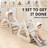 Foldable Triangle Set Toddler Climbing Toys 3-in-1 Indoor Toddler Climbing Toys Jungle Gym Playground Slide