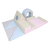 New 10 Pieces Multiple Shapes Indoor Soft Play Blocks Toys Area Equipment Set for Toddlers